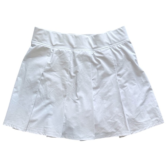 Abercrombie & Fitch Pleated Traveler Skort Tennis Skirt in White Women’s Medium - Picture 5 of 8